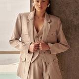 Carter Blazer | Taupe