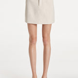 Collins Mini Skirt | Natural