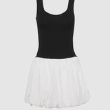 Harley Bubble Skort Dress | Black/White