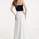 Lopez Maxi Skirt | White