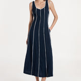 Louella Maxi Dress | Navy