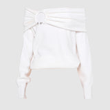 Mandy Knit Jumper | White