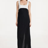 Mylee Maxi Dress | White/Black