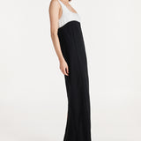 Mylee Maxi Dress | White/Black