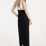 Mylee Maxi Dress | White/Black