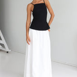 Lopez Maxi Skirt | White