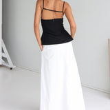 Lopez Maxi Skirt | White