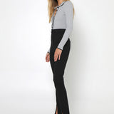 Ryder Knit Top | Grey Marle