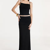 Scarlett Maxi Skirt | Black