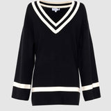 Varsity Knit Jumper | Black